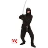 Image de Déguisement ninja noir pour garçon 8/10 ans - WIDMANN