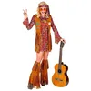 Image de Combinaison - WIDMANN - 02869 - Costume hippie - Multicolore - Femme - Adulte