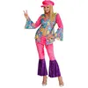Image de Déguisement - WIDMANN - Hippie Rétro - Femme - Coloré - Amusant