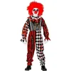 Image de Déguisement - WIDMANN - Clown Horreur - Polyester Brillant - Intérieur - Tailles Enfants 8/10 ans