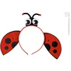 Image de Serre tête Coccinelle - WIDMANN - Accessoire de déguisement - Enfant Fille - Noir et Rouge - Intérieur