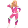 Image de Déguisement - WIDMANN - Jogging Années 80 - Fuchsia - Femme Adulte - Carnaval & soirées disco