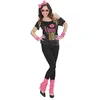 Image de Costume Femme - WIDMANN - Chica Fashion années 80 - Multicolore - T-shirt coiffe jambières - XL-XXL