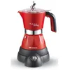 Image de Cafetière moka électrique - ARIETE - 1358-16 - Rouge - 4 tasses - 5 bar