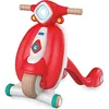 Image de Trotteur - Baby Clementoni - Mon premier scooter - 100% recyclé - Rouge - Mixte - 12 mois