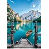 Image de Puzzle 500 pièces + poster : Lac de Braies