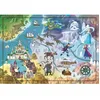 Image de Puzzle 1000 pièces : Disney Story Maps : La Reine des Neiges