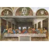 Image de Puzzle 1000 pièces - CLEMENTONI - De Vinci - La Cène - 70 x 50 cm - Poster inclus - Dès 12 ans