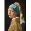 Image de Puzzle - CLEMENTONI - Vermeer - La Jeune Fille à la Perle - 1000 pièces - Poster Inclus - 50x70 cm