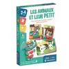 Image de Jeu éducatif - Clementoni - Les animaux et leurs petits - A partir de 2 ans - Coffret éducatif - Mixte
