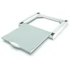 Image de Meliconi Base Tour Pro Kit de Superposition Universel pour Machine à Laver et sèche-Linge avec Plateau Amovible et Sangle de sécur