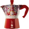Image de Cafetière italienne - Bialetti - Moka Express - 6 Tasses - Rouge - Aluminium