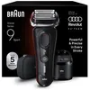 Image de Rasoir électrique - BRAUN - Series 9 9150CC - Tête flexible 40° - Étanche - Autonomie 60 min