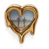Image de SELETTI MELTED HEART Cadre de miroir Or
