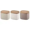 Image de Boîtes de conservation GUZZINI Tierra - Assortiment de 3 boîtes S - 500 ml