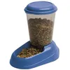 Image de FERPLAST Distributeur croquettes Zenith 3L en plastique - 292x202x288 - Bleu - Chien et chat