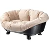 Image de Panier corbeille coussin noir - Taille L - 73 x 55 x 27 cm - FERPLAST
