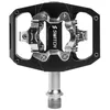 Image de Paire de pédales gravel - SWITCH - plate automatique alu - Shimano Spd - noir