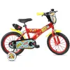 Image de Vélo Enfant - 14 Pouces - 4 à 5 ans - Mickey Mouse - Roulettes stabilisatrices - Rouge