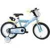 Image de Vélo Enfant - 16 Pouces - 5 à 7 ans - Disney Stitch - Roulettes stabilisatrices - Bleu