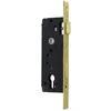 Image de Serrure monopoint à larder - CISA - CIS5C011.25 - entraxe 85 mm - axe réglable 20 70 mm - têtière laiton