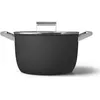 Image de Smeg Cocotte - Marmite Faitout diam 26cm tout feux noir mat