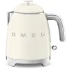 Image de Bouilloire SMEG KLF05CREU crème 0.8L - Style années 50 - 1400W - Filtre anti-calcaire
