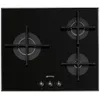 Image de Plaque Gaz - SMEG - PV163B3 - 3 foyers - 6900 Watts - Finition verre