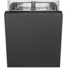 Image de Lave-vaisselle intégrable Smeg 13 couverts - 46 dB - Départ différé - Auto 45-65°C