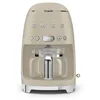 Image de Cafetière filtre programmable - SMEG - DCF02MLMEU - 10 tasses - 1050 W - Beige lin