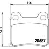 Image de JEU PLAQUETTES BREMBO P50007
