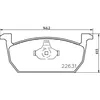 Image de Jeu de plaquettes de frein avant BREMBO P 85 167