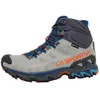 Image de Femmes La Sportiva Bottes de randonnée Ultra Raptor II Mid Won Textile Lacets Plat - grey/ tomate cerise