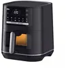 Image de Braun Friggitrice ad Aria Calda HF5075 2000W 6L 20 Programmi Rivestimento Ceramico Nero/Grigio