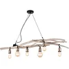Image de Suspension Bois - IDEAL LUX - DRIFTWOOD - 6 ampoules - Vintage - E27