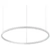 Image de Plafonnier LED - Ideal Lux - ORACLE - Cercle Intégré - 1 Lumière - Blanc 3000K - Aluminium