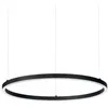 Image de Suspension - Ideal Lux - ORACLE SLIM D70 - Noir - LED 35W - Ø 705 cm