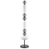 Image de Lampadaire - IDEAL LUX - Lumiere PT - LED 58W - 3000K - Métal noir & verre soufflé