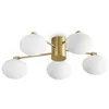 Image de Plafonnier - Ideal Lux - HERMES - 5 Lumières - Métal Laiton - 28W LED