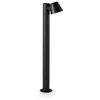 Image de Borne lumineuse extérieure - IDEAL LUX - GAS PT1 - Aluminium thermolaqué - Diffuseur verre trempé sablé - GU10 35W