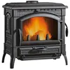 Image de Poêle à bois - NORDICA EXTRAFLAME - ISOTTALEAN - Fonte émaillée - 93 kW - Noir anthracite