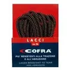 Image de COFRA - Paire de lacets rond couleur Noir/Marron 130 cm - AC-LAC-03