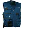 Image de Gilet - Cofra - Expert - 10 poches - Design durable - Mixte bleu navy/noir