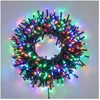 Image de Guirlande extérieur BOA 20M 1000 LED multicolores câble vert foncé 8 modes minuteur Lotti