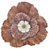 Image de Décoration mural fleur en métal multicolore 735x11x72