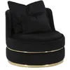 Image de Fauteuil rond en tissu Paris 84 x 72 cm