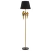Image de Lampadaire Design Perroquets 164cm Or & Noir