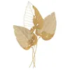 Image de Decoration murale feuilles en métal doré 53x4x845 cm