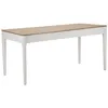 Image de Table à Manger en Bois Matera 180cm Blanc & Naturel