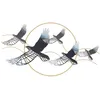 Image de Tableau Décoration Murale oiseaux en métal multicolore 91x7x50 cm